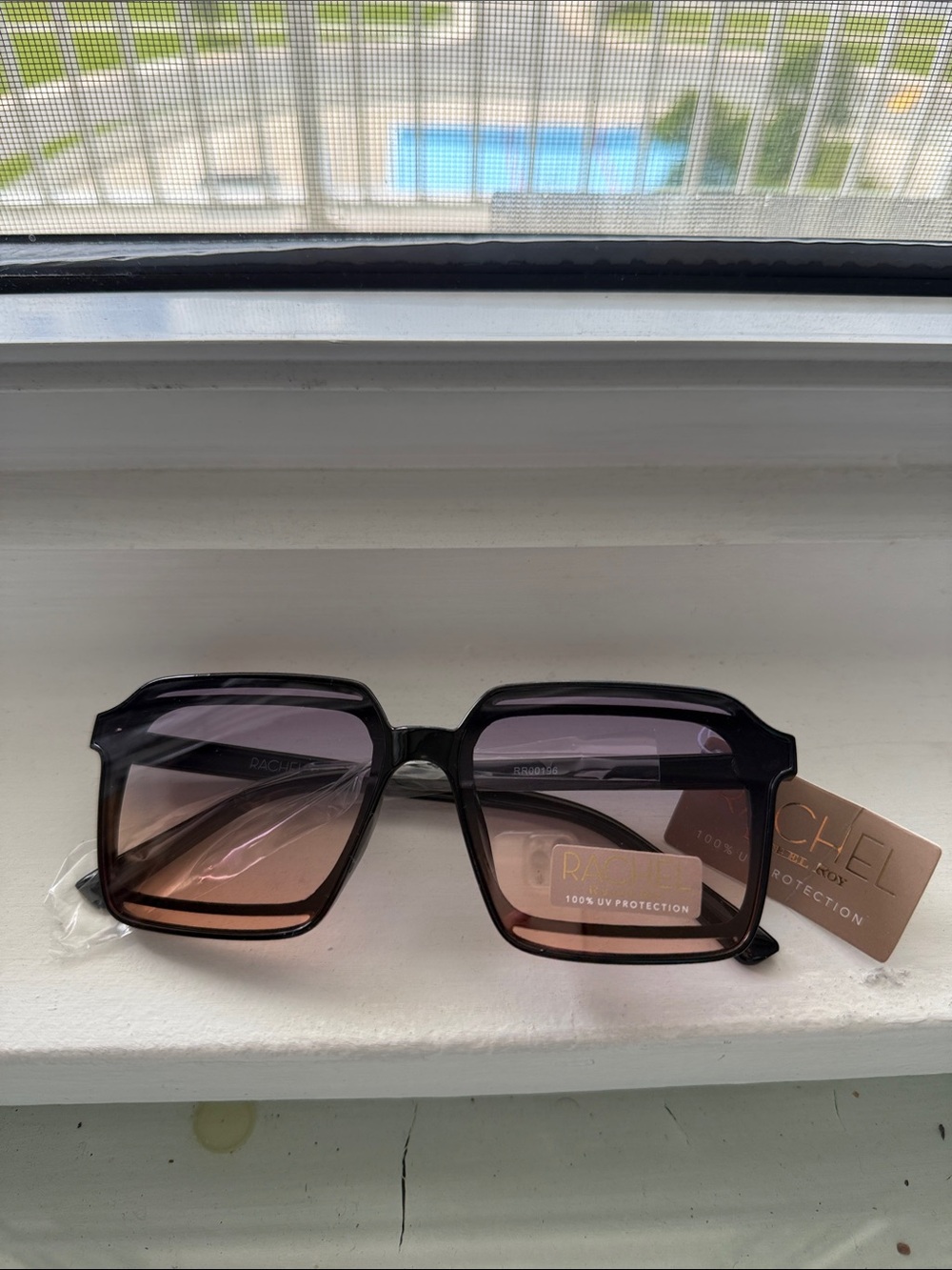 Rachel Square Oversized Sunglasses - Brown Gradient